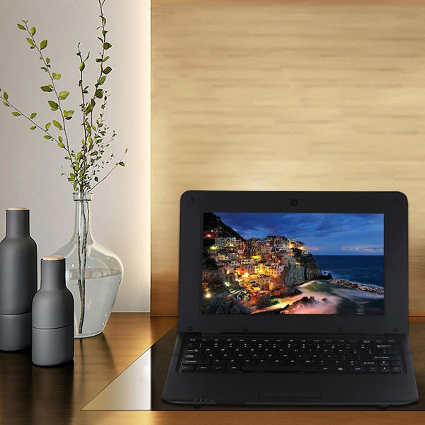 10.1 inch Notebook PC, 1GB+8GB, Android 6.0 A33 Dual-Core ARM Cortex-A9 up to 1.5GHz, WiFi, SD Card, U Disk(Black)