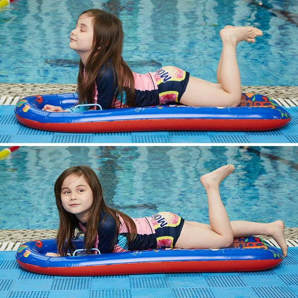 Children Inflatable Surfing Board Floating Play Floating bed, Size: 114x60cm