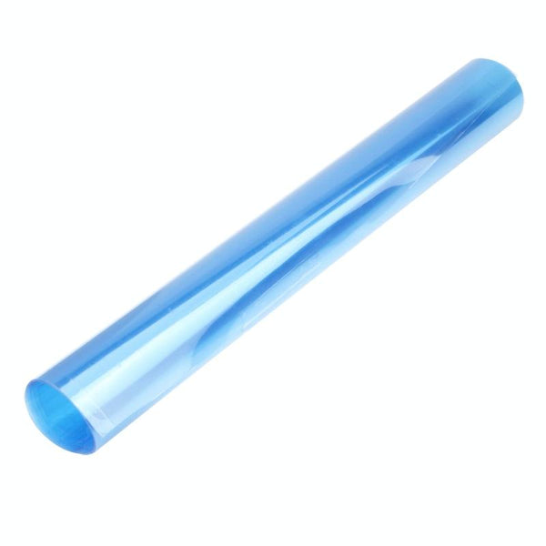 Protective Decoration Bright Surface Car Light Membrane /Lamp Sticker, Size: 195cm x 30cm(Baby Blue)