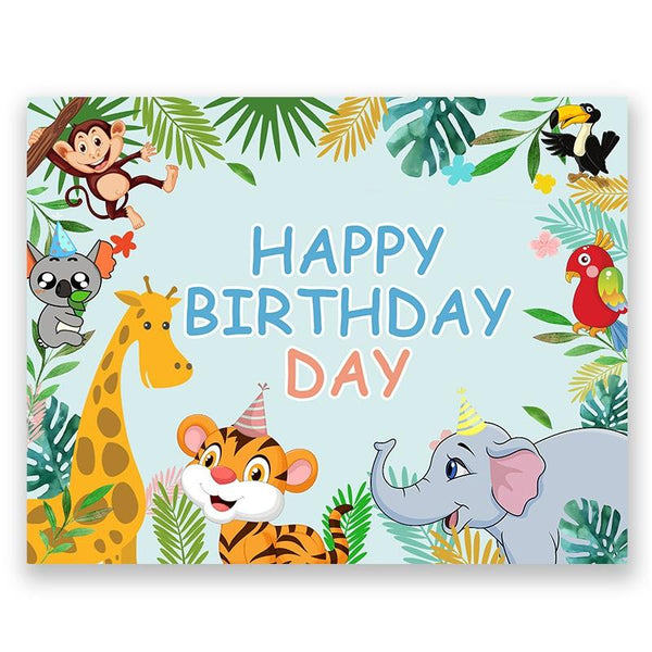 Birthday Party Background Cloth Decoration Shooting Cloth, Size: 90x70cm(HB024)