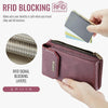 CaseMe Me40 Vertical Multifunctional Shoulder Crossbody Phone Bag(Red)