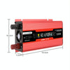 Carmaer US Plug 12V to 110V 500W Car LCD Display Inverter Household Power Converter