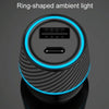 QIAKEY Dual Fast Charging Charger One To Two Cigarette Lighter, Size: TH229 95W(Black)