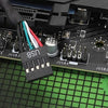 20cm Motherboard 9Pin USB2.0 Extension Cable 26AWG Double Shielded Cord