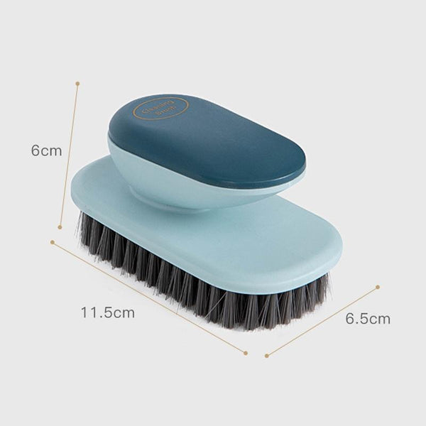 2 PCS SM005 Home Plastic Handle Clothes Cleaning Soft Hair Brush(Grey)