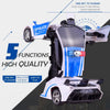 1023 4 Channels Remotely Deformed Car Toy Car(Blue)