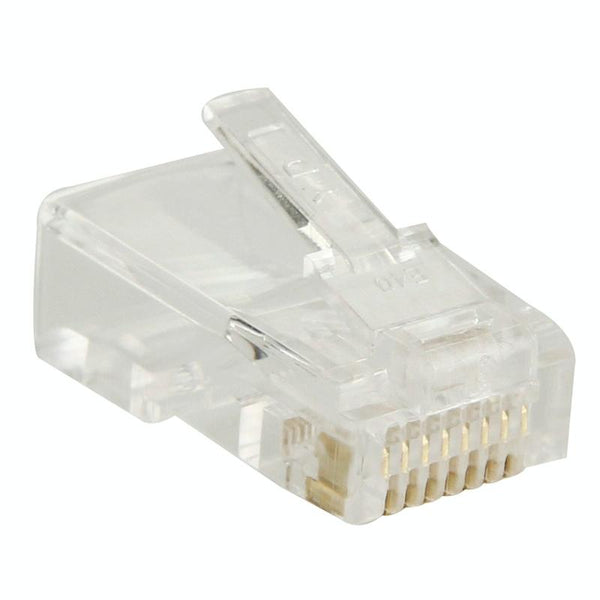 100pcs /Pack RJ45 Connector Modular Plug, Gold: 3u