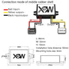 XWST DC 12/24V To 5V Converter Step-Down Vehicle Power Module, Specification: 12/24V To 5V 2A Medium Rubber Shell