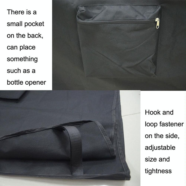 Cold Car Hood Outdoor Party Cooler Air Conditioner 300D Oxford Cloth Furniture Hood(Black)