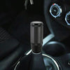 Universal Car Carbon Fiber Metal Gear Shift Knob(Black)
