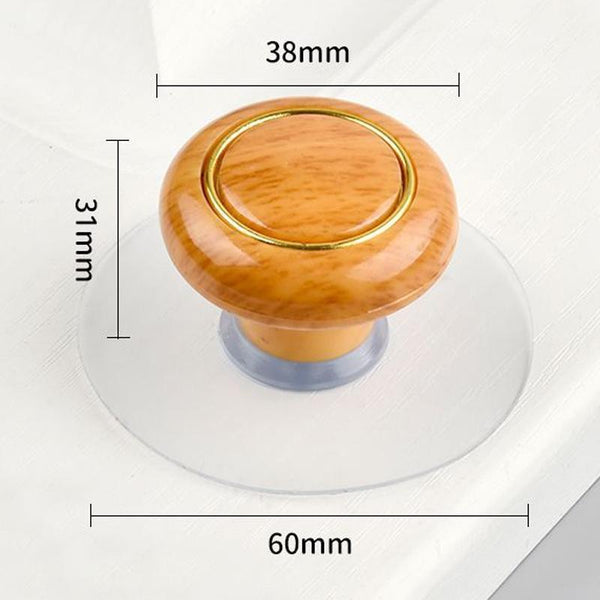 Hole-free Wardrobe Handles Drawer Glass Door Adhesive Household Round Handle, Spec: F