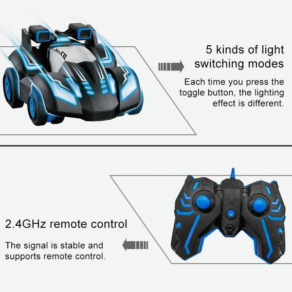 HD882J Creative Stunt Drift Suspension Remote Control Car Electric Vehicle Toy (Blue)