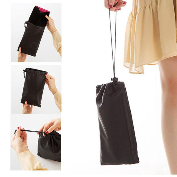 Portable Mini Foot Rest Hammock for Office Home Chair(Black)