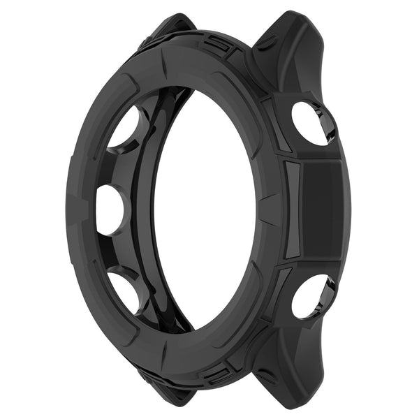 For Garmin Forerunner 955 Shockproof TPU Protective Watch Case(Black)