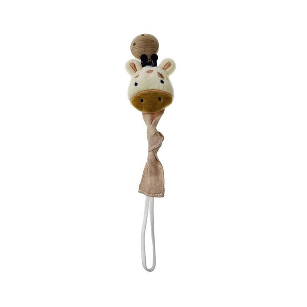 Animal Head Pacifier Chain Newborn Pacifier Clip, Style: Giraffe