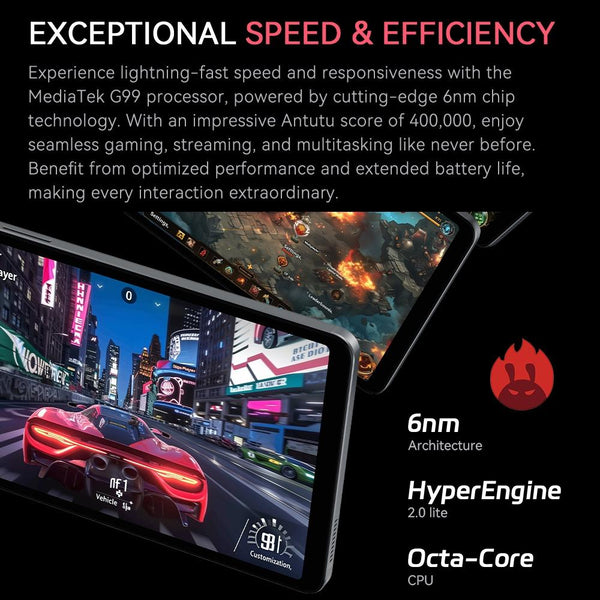 ALLDOCUBE iPlay 60 Mini Pro 4G LTE Tablet, 8GB+128GB, 8.4 inch Android 14 MTK Helio G99 Octa Core(Grey)