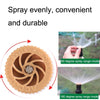 4 Points Adjustable Scattering Sprinkler (Sprinkler + Ground Plug + Quick Connect)