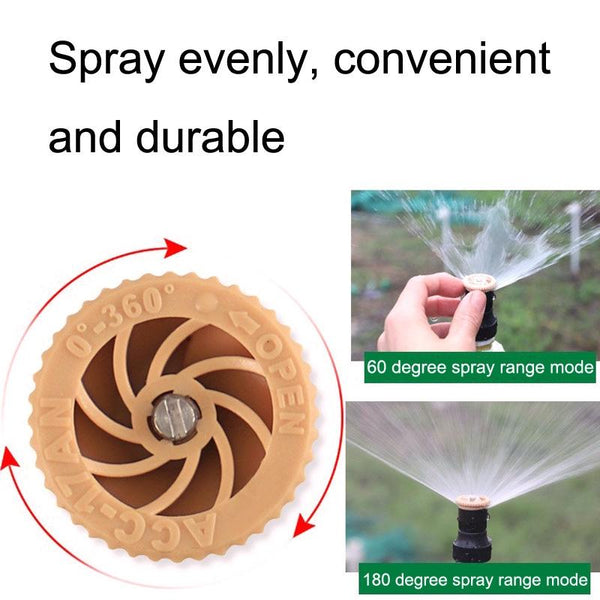 4 Points Adjustable Scattering Sprinkler (Sprinkler + Ground Plug + Quick Connect)