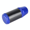 Universal Car Carbon Fiber Metal Gear Shift Knob (Blue)