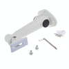 Adjustable CCTV Camera Wall Mount Bracket, ABS Plastic, White