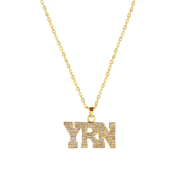1010400501  YRN Exaggerated Hip Hop Style Necklace Collarbone Chains