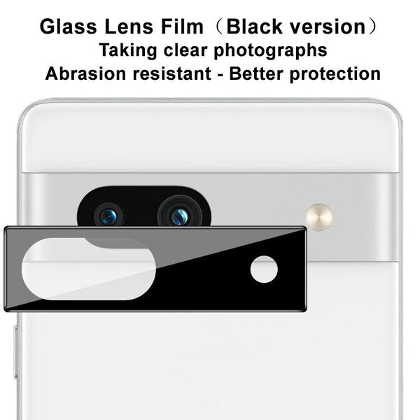 For Google Pixel 7a imak High Definition Integrated Glass Lens Film Black Version