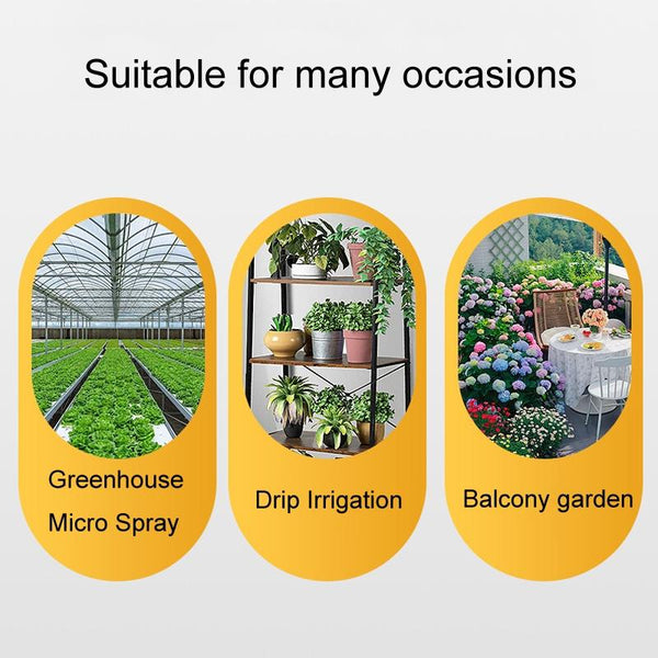 2pcs 8/11 To 4/7 Dual Locking Reducer Drip Irrigation Fittings Gardening Hose Sprinkler Connector, Model: 3 Way