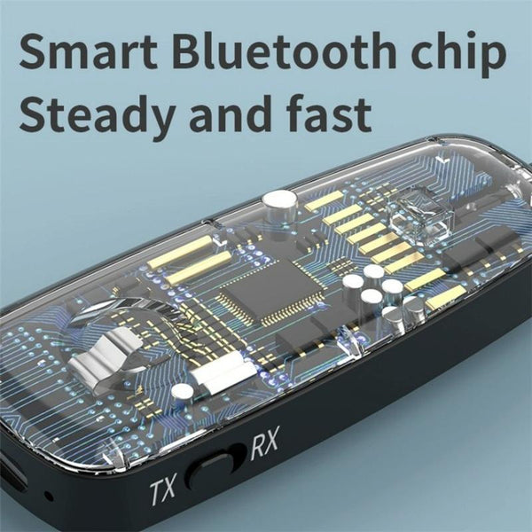 M03 Fingerprint Touch Stereo Aux Wireless Adapter Bluetooth 5.2 Audio Receiver Transmitter