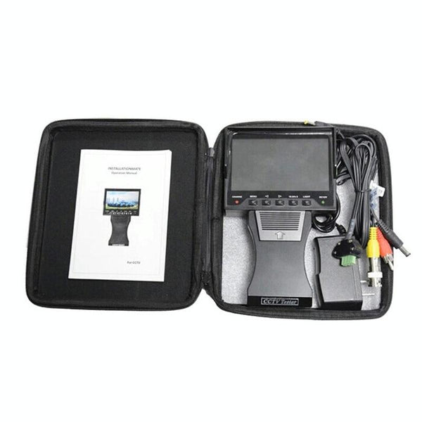 4.3" CCTV Tester Monitor, Network Cable Test, 12V Output (UK Plug)