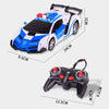 1023 4 Channels Remotely Deformed Car Toy Car(Blue)