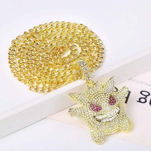 N1910-6 Elf Exaggerated Hip Hop Style Necklace Collarbone Chains