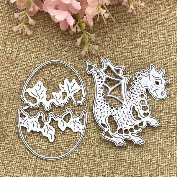 Dinosaur Egg Metal Embossed Paper Art Leather Cutting Die