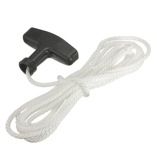 Lawn Mower Chainsaw Trimmer Universal Recoil Pull Start Handle with Rope Cord, Rope Length:3m