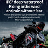 Motorcycle Noise Reduction Waterproof Helmet Cycling Bluetooth Headphones