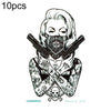 10 PCS Waterproof Arm Chest Scar Tattoo Sticker(Al-038)