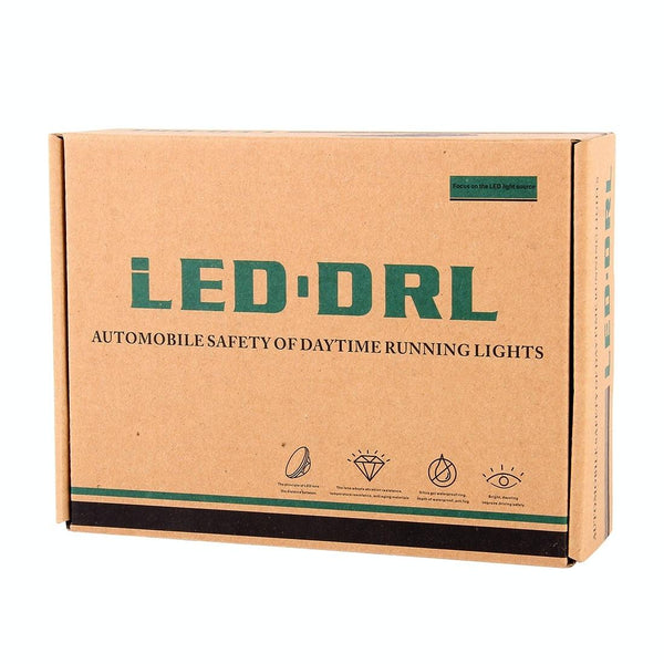 10 PCS 20W 4 LEDs SMD 5630 Daytime Running Light Turn Light Eagle Eye Light, DC 12V, Cable Length: 90cm(White Light + Yellow Light)
