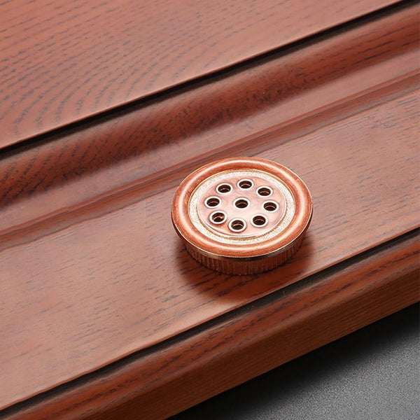 Oukali Stainless Steel Zinc Alloy Vent Hole Furniture Cabinet Wardrobe Riser Vent (Red)