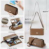 CaseMe ME30 Max Multifunctional Large-Capacity Shoulder Crossbody Phone Bag(Brown)