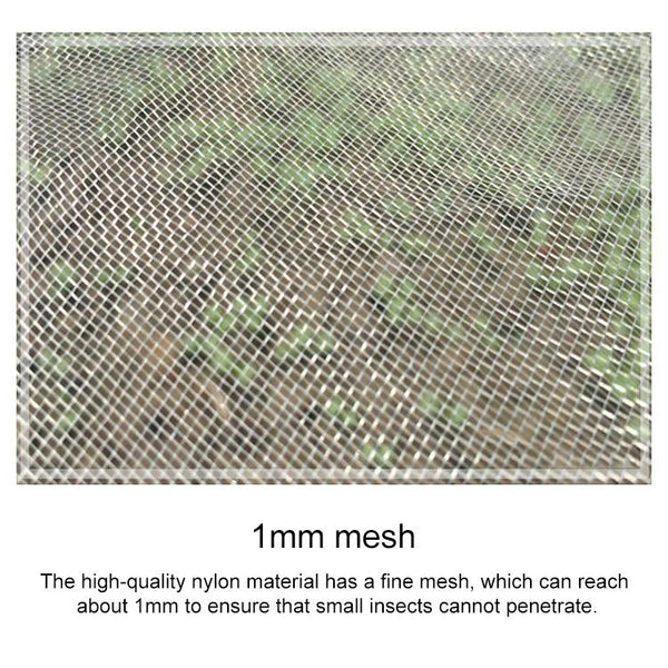 Garden Dustproof Nylon Net Insect Screen Packing Bag, Mesh Aperture: 1mm, Specification:2x3m