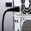Israel Plug to Three Holes Desktop PC Power Cord, Cable Length: 1.8m