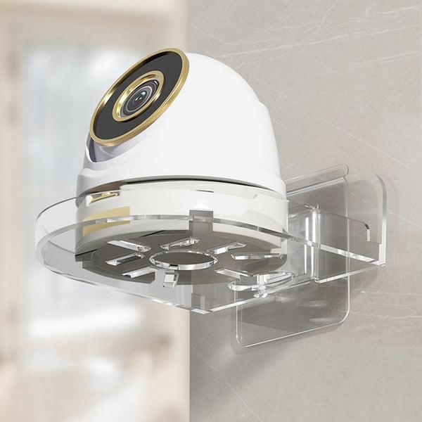 Wall-Mounted No-Drill Camera Shelf, White