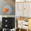 Hole-free Wardrobe Handles Drawer Glass Door Adhesive Household Round Handle, Spec: N