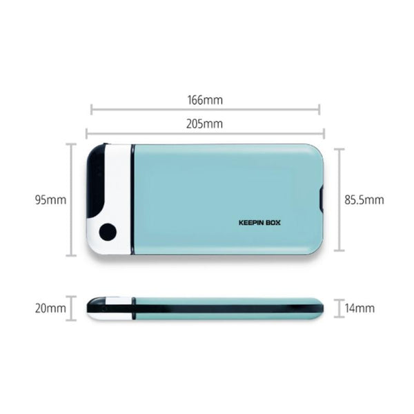 Self-Discipline Phone Timer Lock Box Can Receive Phone Calls, Color: Blue Without Backlight