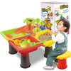 Outdoor Sandy Beach Table Toys Set for Kids(Tree and Square Table)