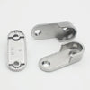 2pcs Wardrobe Closet Rod End Support Bracket Alloy Holder Hardware Furniture Accessories, Style: Thickened