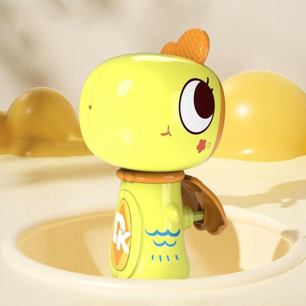 Children Sprayer Toy Cartoon Dinosaur Outdoor Beach Swimming Pool Playing Toys(Yellow Duck)