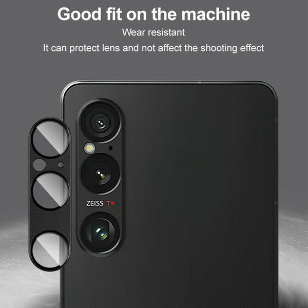 For Sony Xperia 1 VI IMAK Metal Armor Premium Camera Protector Film(Silver)