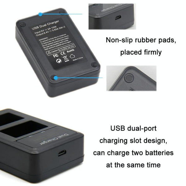 FW50 Vertical Dual Charge SLR Camera Battery Charger