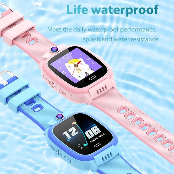 Y36 1.44-inch 4G Video Call Waterproof Smart Children Phone Watch with SOS Function(Pink)