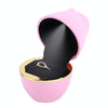 017257 Rose Shape LED Spotlight Ring Necklace Storage Box without Jewelry, Spec: Ring(Pink)